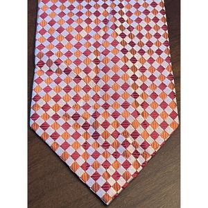 Aurelio Valentino Orange, Red, Hand Made, Men’s Neck Tie, Made In China